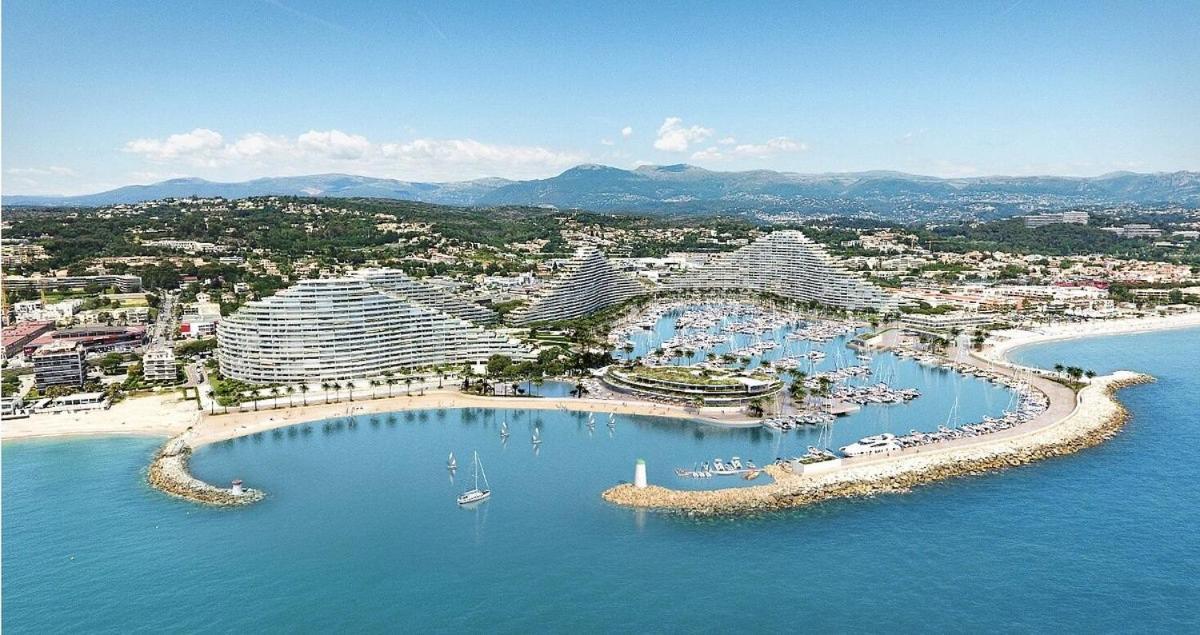 Superbe Appartement Front De Mer Villeneuve-Loubet Exterior foto